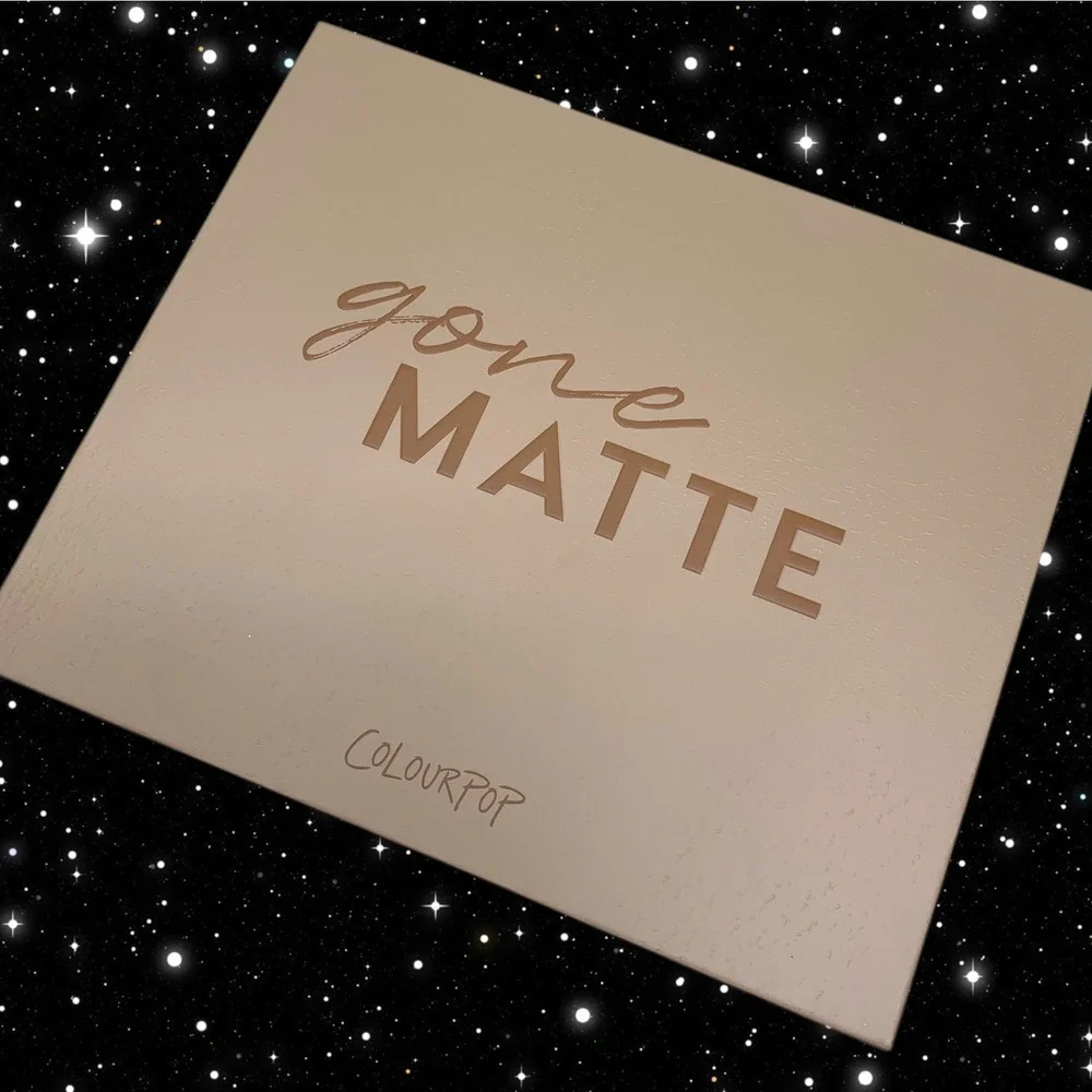NEW ColourPop Gone Matte 30 Pan All Matte Eyeshadow Palette Boxed